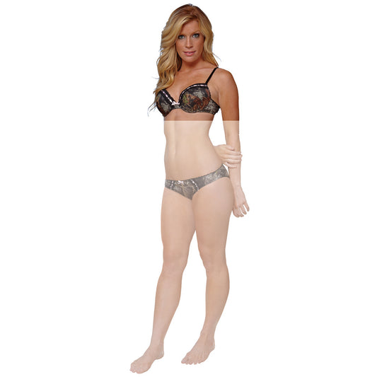 Wilderness Dreams Pink Bow Bra Mossy Oak BreakUp 32A