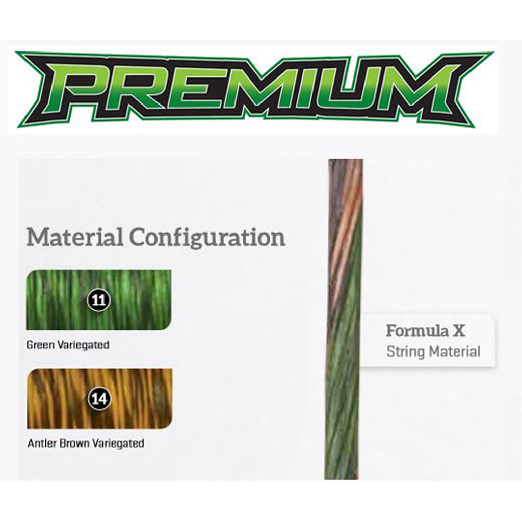 First String Premium String Set Green/Brown Mission Ballistic