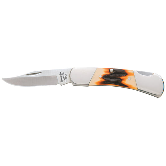 Bear and Son Clip Point Stag Delrin 3 in.