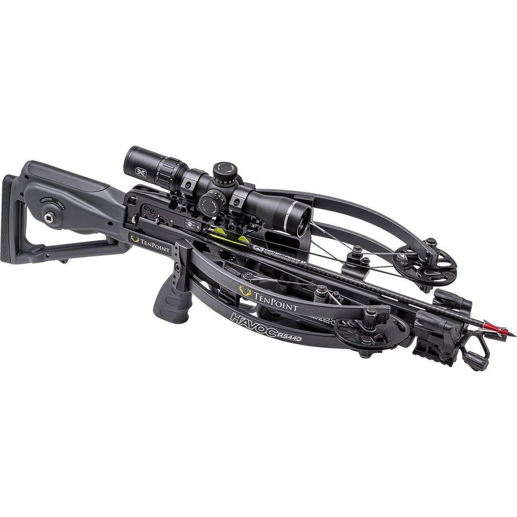 TenPoint Havoc RS440 Crossbow Package ACUslide Graphite Grey