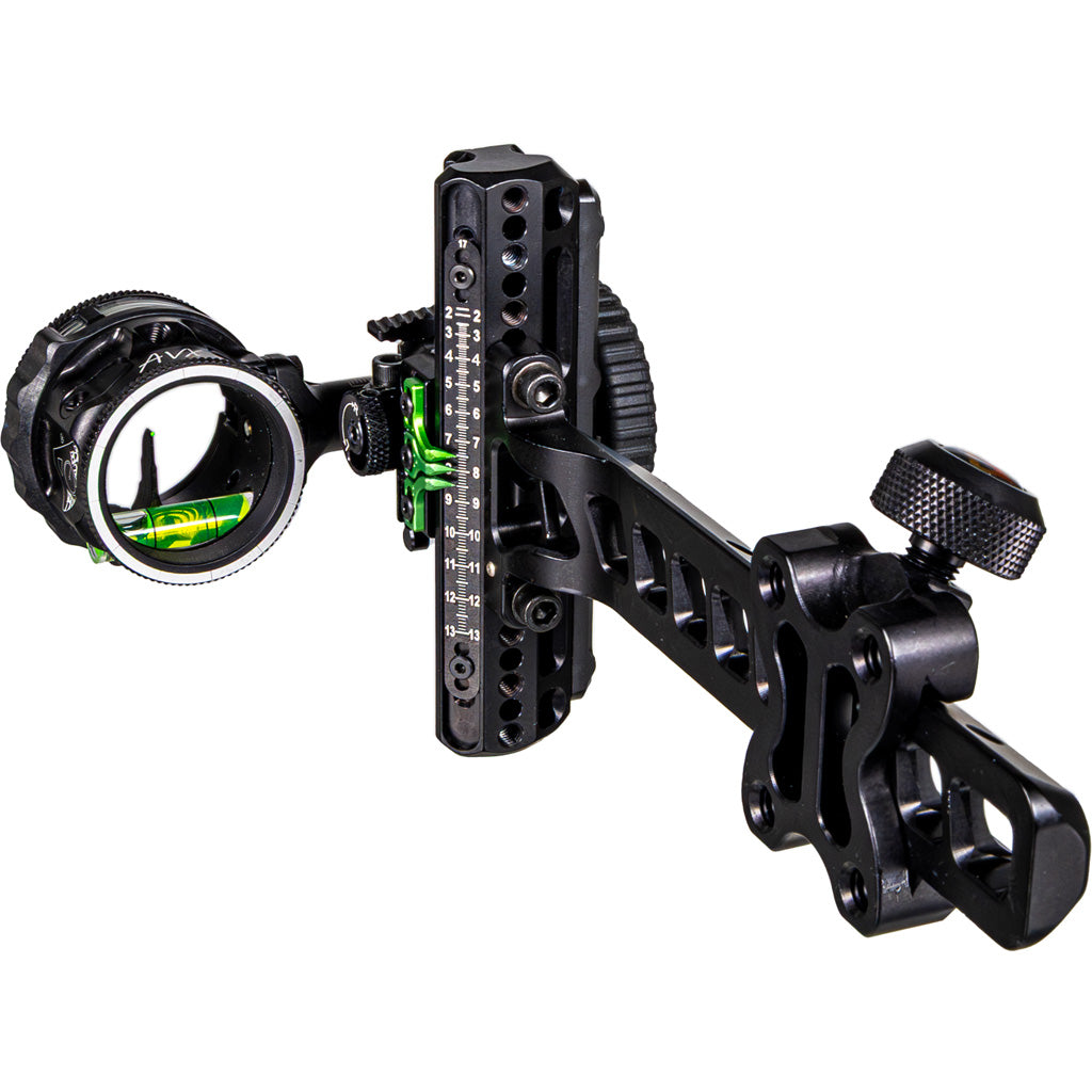 Axcel Driver Plus Slider Sight w/AVX-31 Scope Stealth BH .019 Green Fiber Single Pin RH