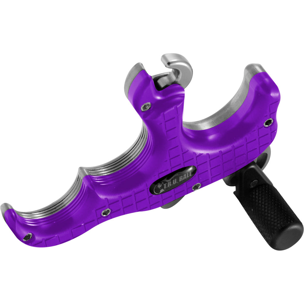 Tru Ball Blade Pro Release 3 Finger Purple/ Quicksilver Large