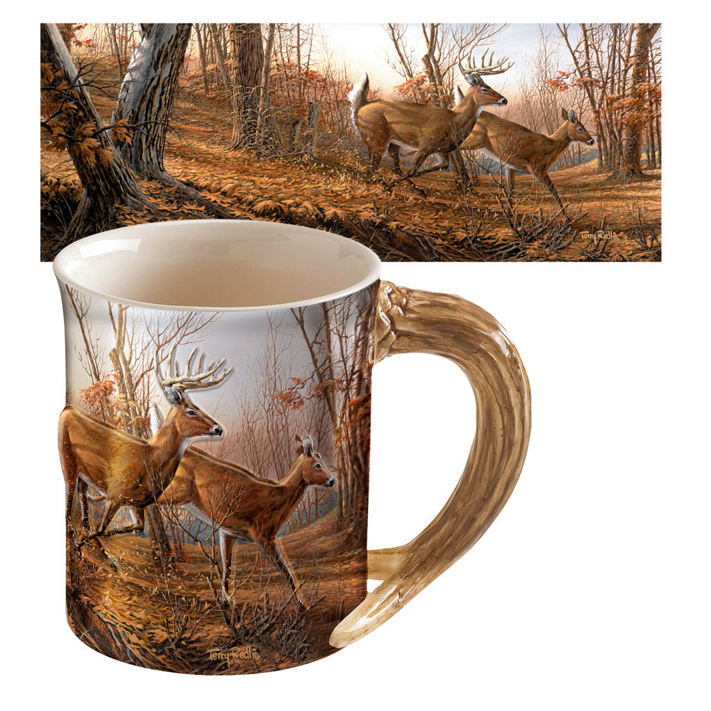Wild Wings Sculpted Mug Autumn Run