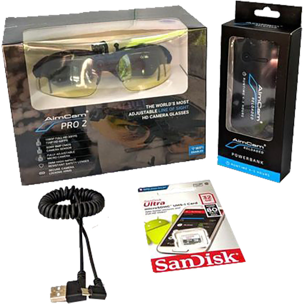 AimCam Pro 2 Bundle Black