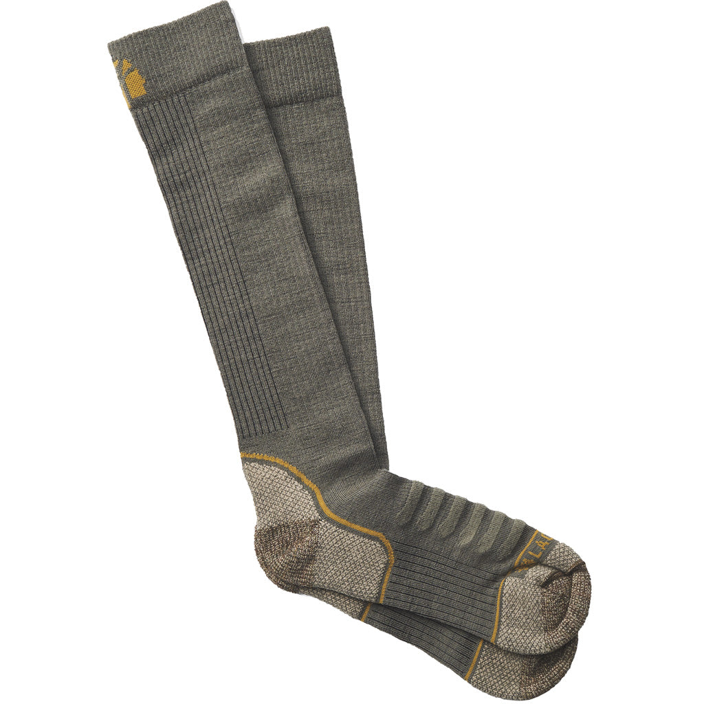 Lacrosse Men's Copper Merino Socks Lightweight Over the Calf OD Green X-Large