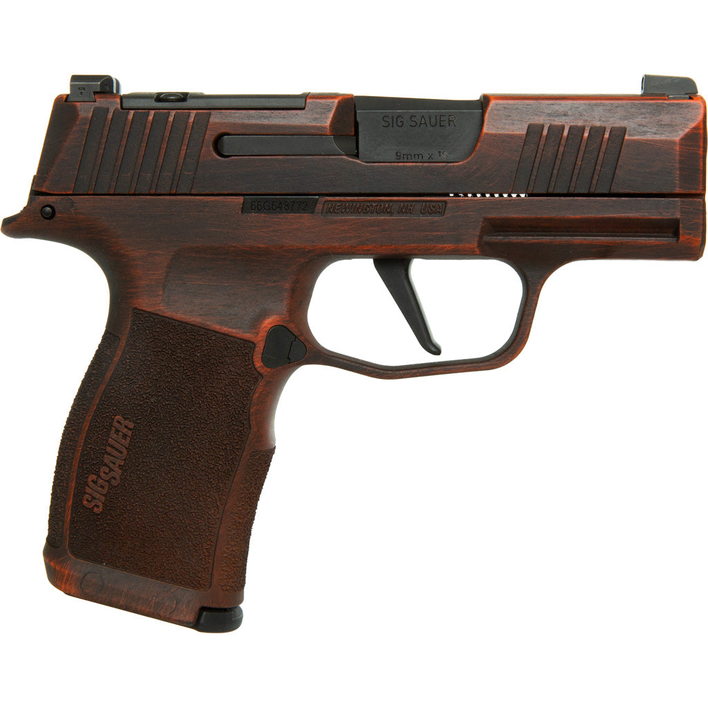 Sig Sauer P365X 9mm Pistol Orange/Black Distressed GC365X-9-BXR3P-ORG/BLK