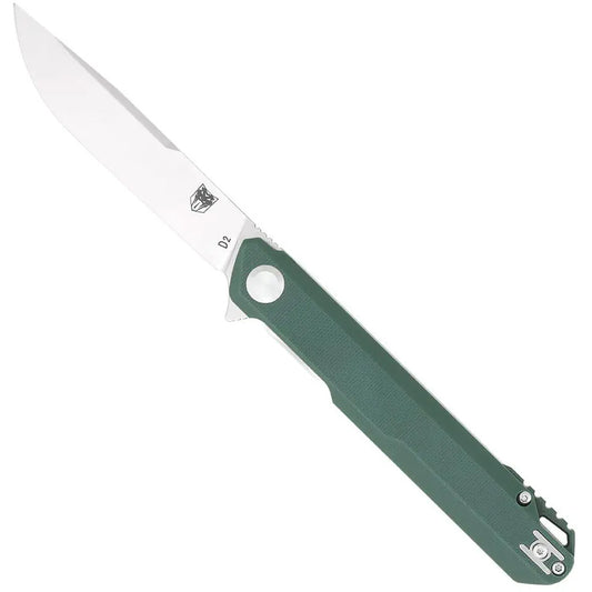 CobraTec Monarch G-10 Folder Knife Folding Blade Green