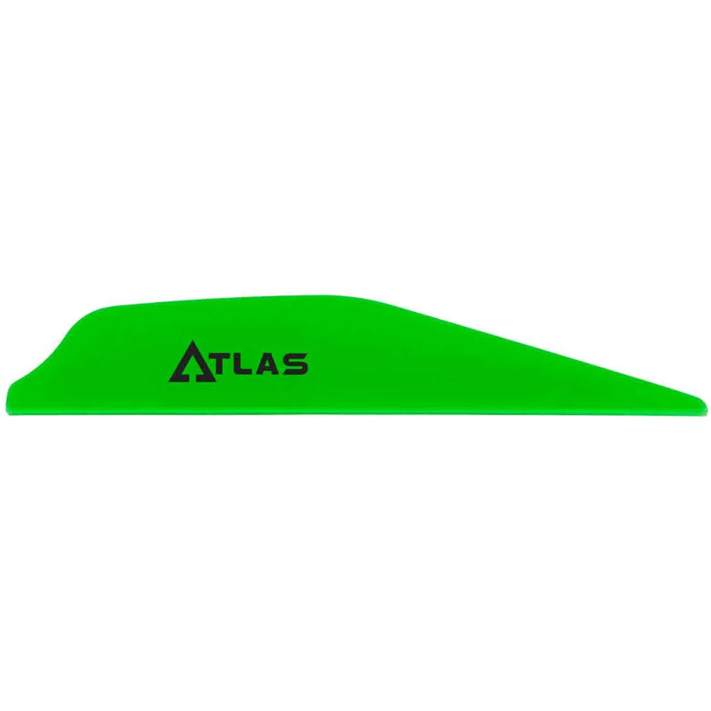 Bohning Atlas Vanes Neon Green 100 pk.