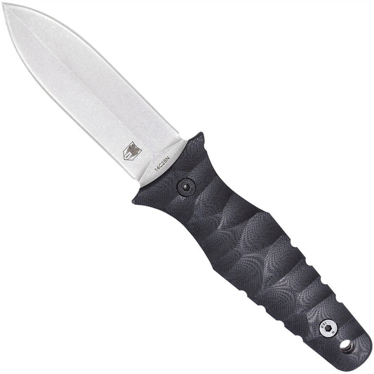 CobraTec Claymore Dagger Fixed Blade Satin Stonewash