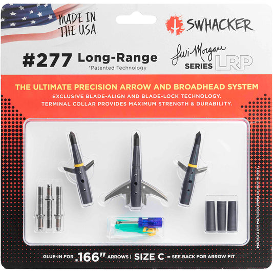 Swhacker LRP Broadhead Kit 2 blade .166 in. Size C 3 pk.
