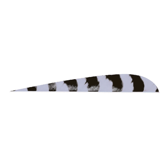 Trueflight Parabolic Feathers Barred Grey 5 in. RW 100 pk.