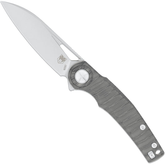 CobraTec Apex Button Lock M390 Knife Folding Blade Sheepsfoot