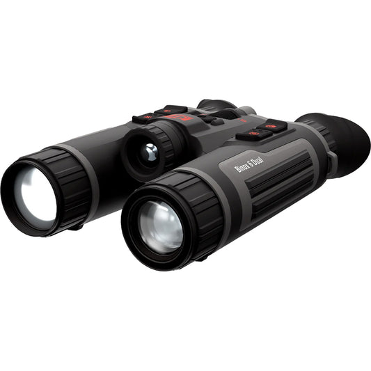 ATN Binox 6 Dual 384 LRF Thermal Binoculars 6-48x, 384X288 BLKw/Day,Night,Twilight 4K UHD &LRF