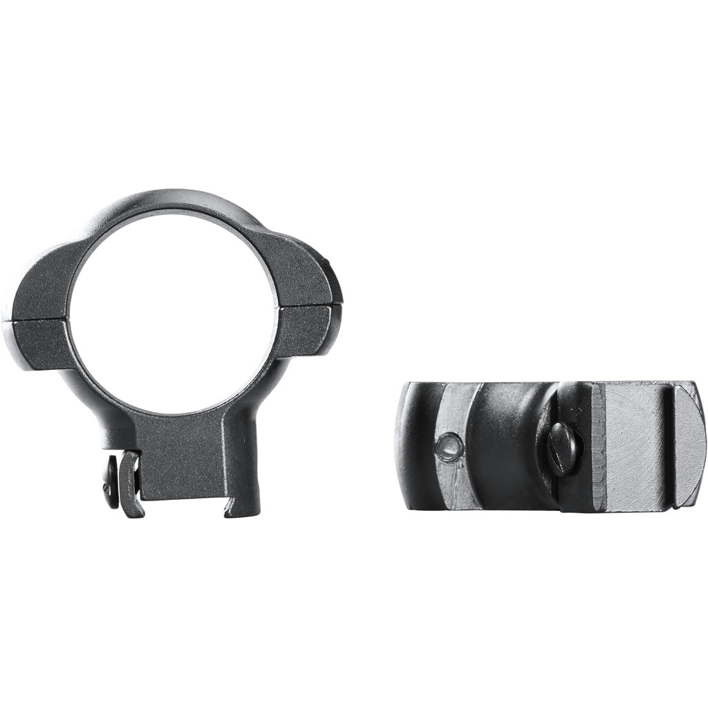 Weaver Grand Slam Rimfire Steel Rings Matte Black 1