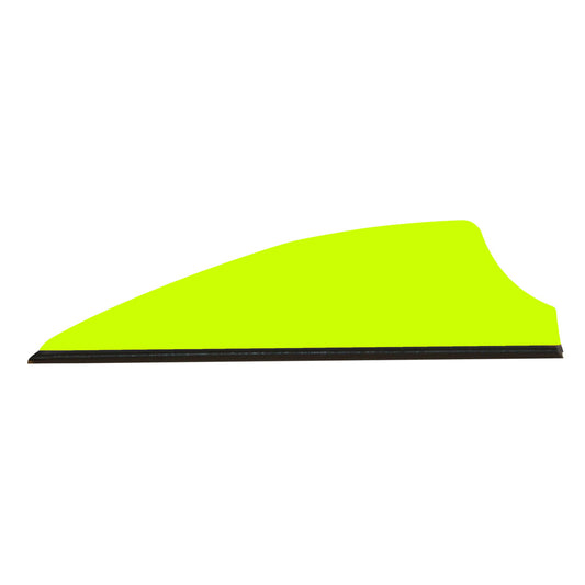 Q2i Fusion-II Vanes Neon Yellow 2.1 in. 100 pk.