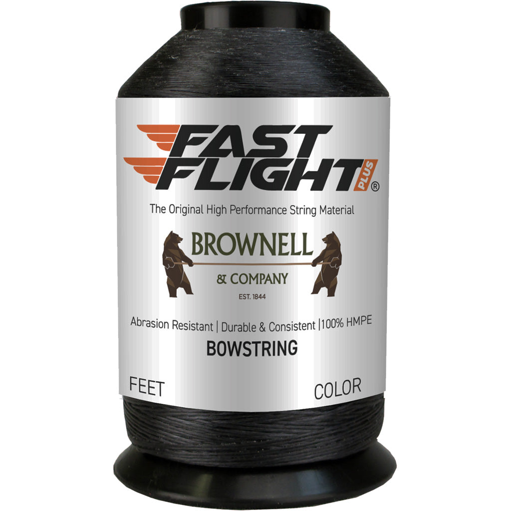 Brownell Fast Flight Plus Bowstring Material Black 1/8 lb.