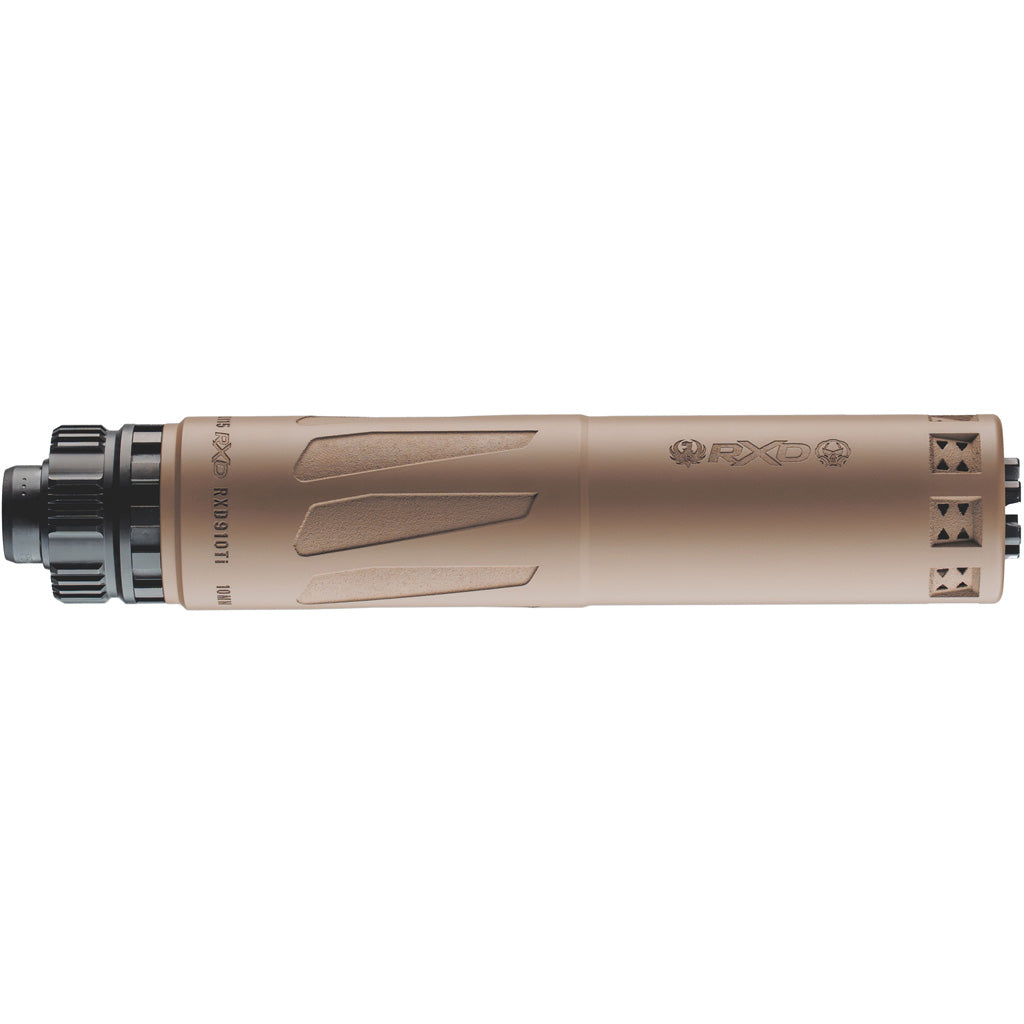 Dead Air RXD910Ti Suppressor 9mm Optimized/10mm Capable FDEw/PB440 1/2-28Piston