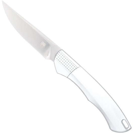 CobraTec Savage Hidden Release Knife Folding Blade Silver