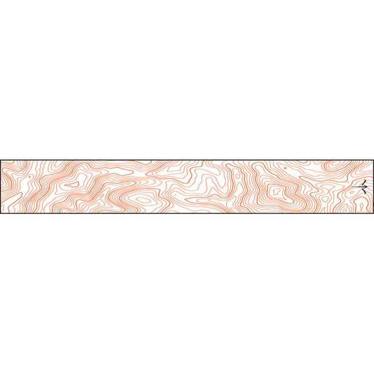 White Water Archery Thin Line Topo Wraps Flo Red 5 in. x 1.125 in. 15 pk.