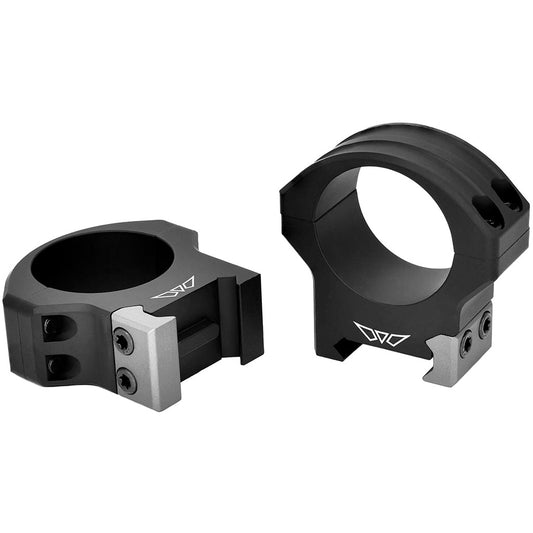 Warne Hyperlite Scope Rings Matte Black 30mm Medium