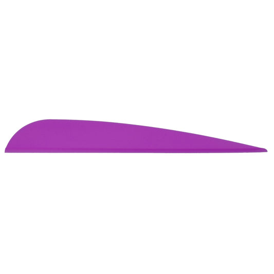 AAE Elite Plastifletch Vanes Purple 3.875 in. 100 pk.