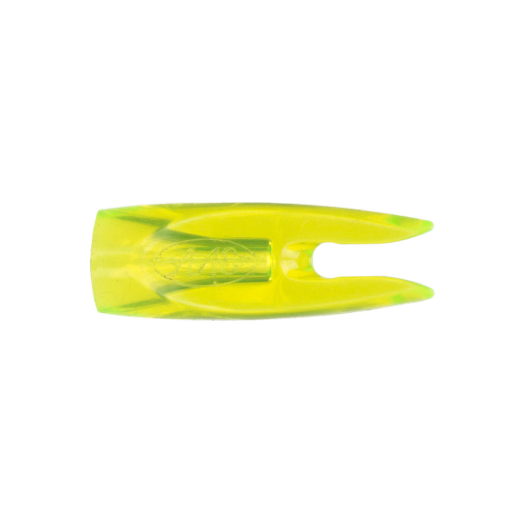 AAE Z-Nocks Neon Green 5/16 in. 100 pk.
