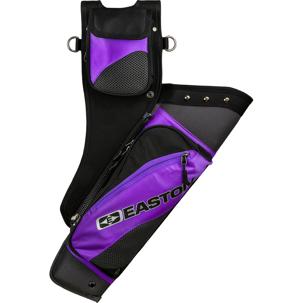 Easton Deluxe Takedown Hip Quiver w/Belt Purple RH