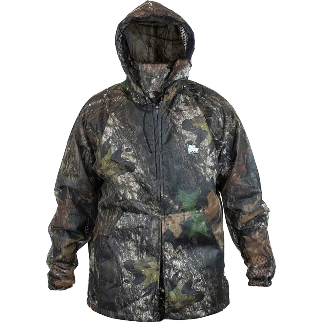 Shannon Bug Tamer Zippered Parka w/Face Shield Mossy Oak Break Up Medium