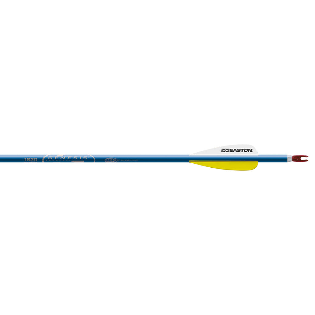 Easton Genesis V2 Arrows Blue 1820 3 in. Vanes 6 pk.
