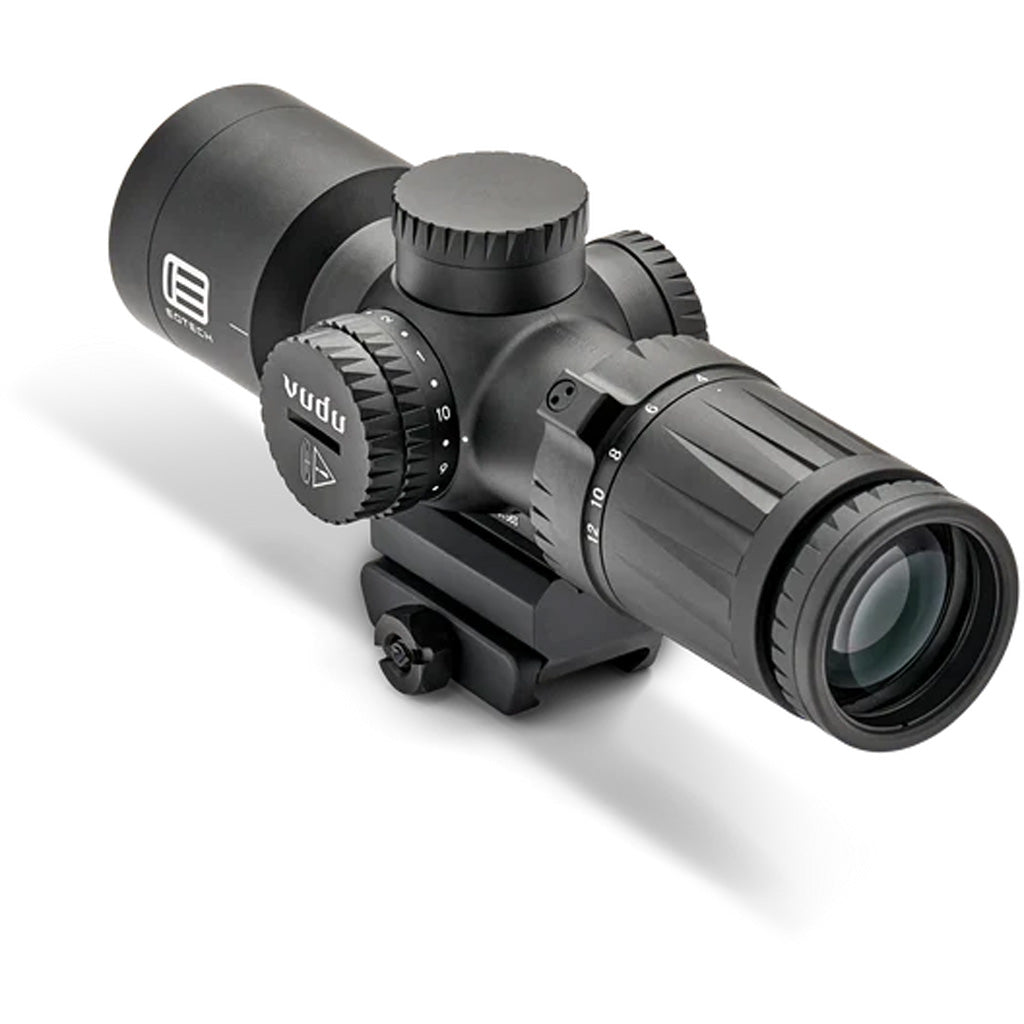 EOTech Vudu FFP Ultra Short Rifle Scope w/EFLX BLK 4-12X36mm MD5 MRAD Reticlew/Mount & EFLX Mount