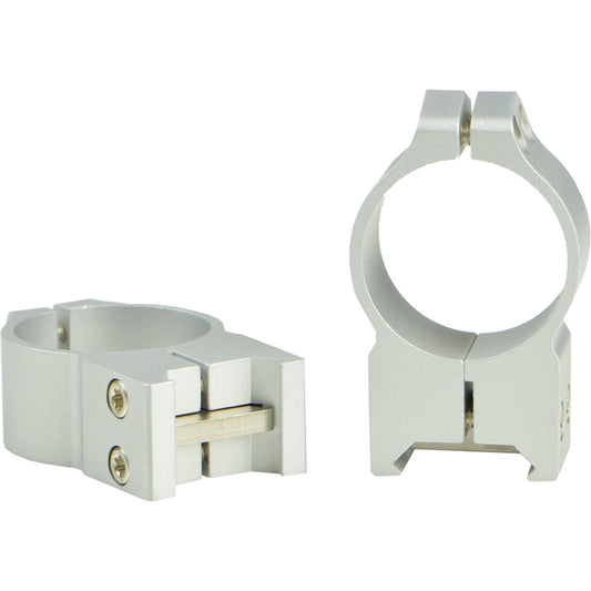 Warne Maxima Vertical PA Scope Rings Silver 30mm High