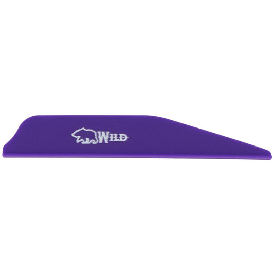 Bohning Wild Vanes 3 in. Purple 100 pk.