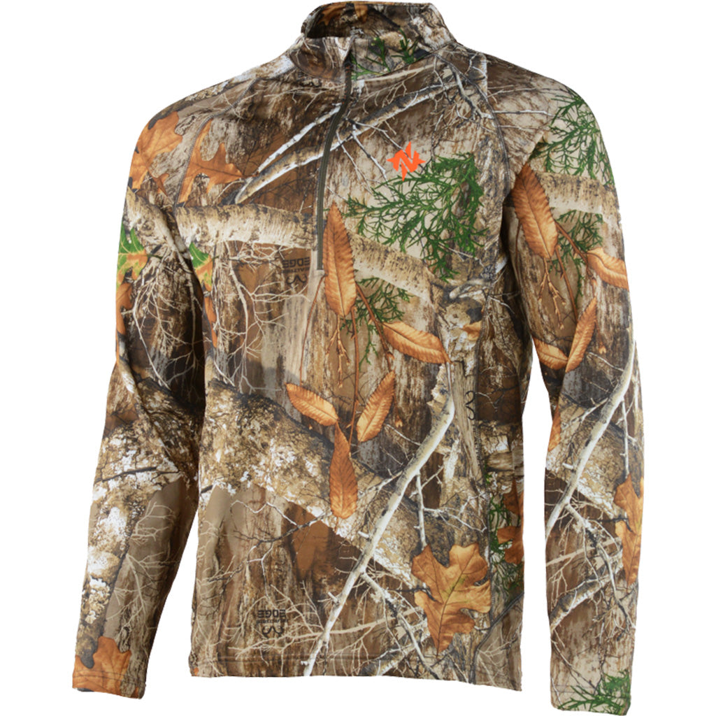 Nomad Transition 1/4 Zip Realtree Edge X-Large