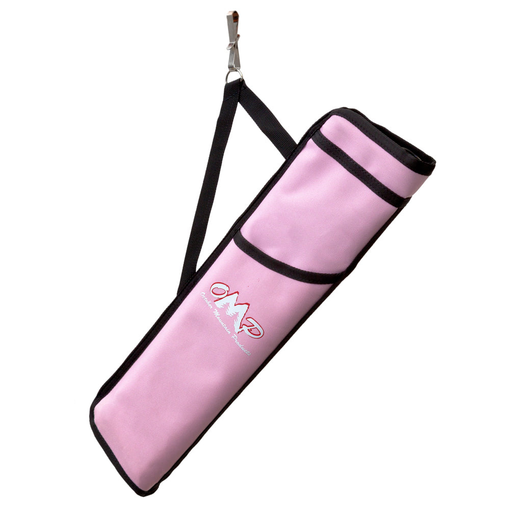 October Mountain Hip Quiver 3-Tube Pink RH/LH