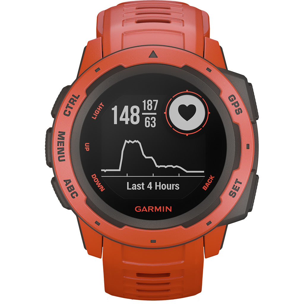 Garmin Instinct GPS Watch Flame Red