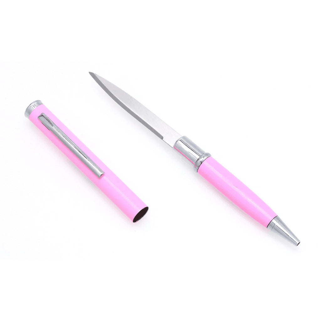 CobraTec Pen Knife Fixed Blade Pink
