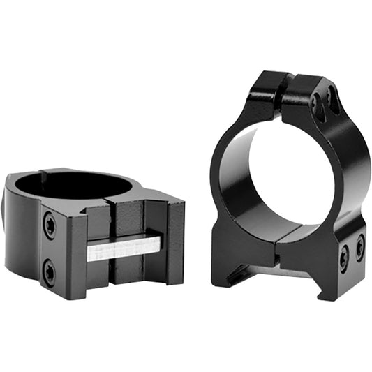 Warne Maxima Vertical PA Scope Rings Gloss Black 1 in. Low
