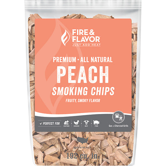 Fire and Flavor Wood Chips Peach 2 lbs.