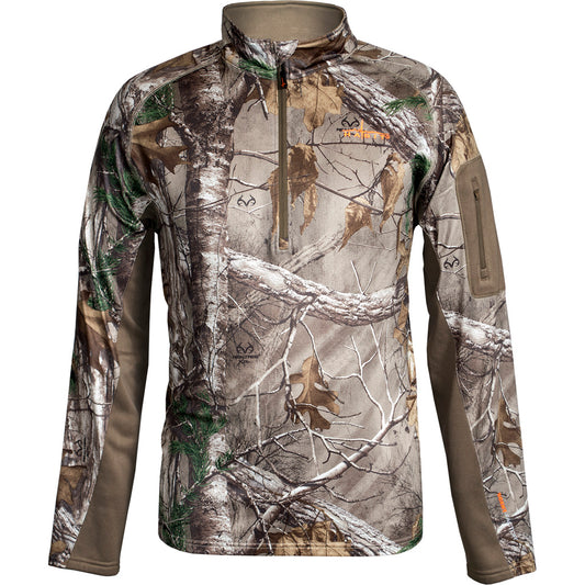 Habit Scent-Factor Pullover 1/4 Zip 2X Realtree Xtra/Cub