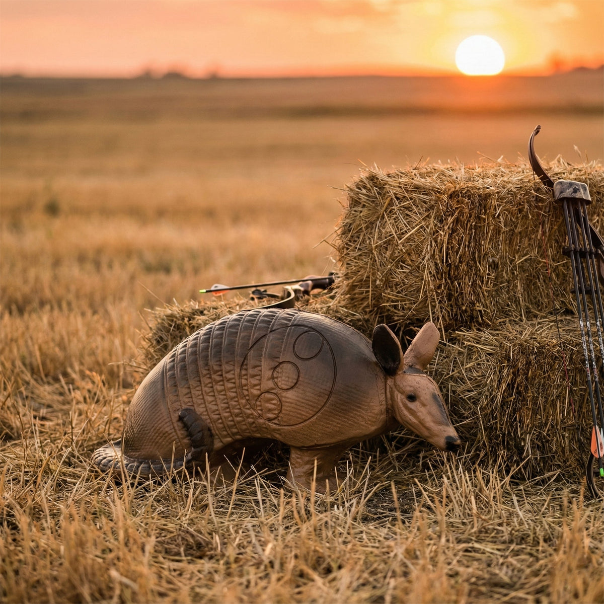 Real Wild Competition Armadillo Archery Target with EZ Pull Foam