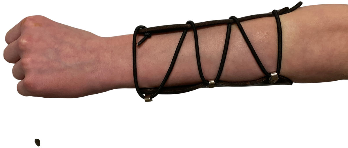 Classic Youth Arm Guard - Dark Brown