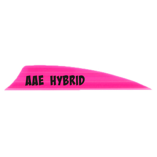 Aae Hybrid 2.0 Shield Cut Vanes Hot Pink 50 Pk.
