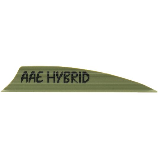 Aae Hybrid 2.0 Shield Cut Vanes Od Green 50 Pk.