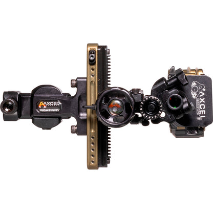 Axcel Landslyde Picatinny Slider Sight Tac. Bh Accustat Ii Micro 3 Pin .010