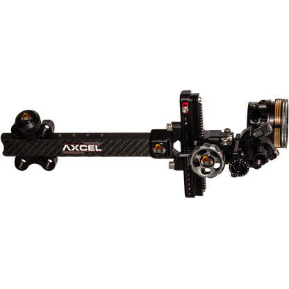 Axcel Landslyde Carbon Pro Slider Sight Avx-31 Scope Ranger Dbl Pin .019 Black