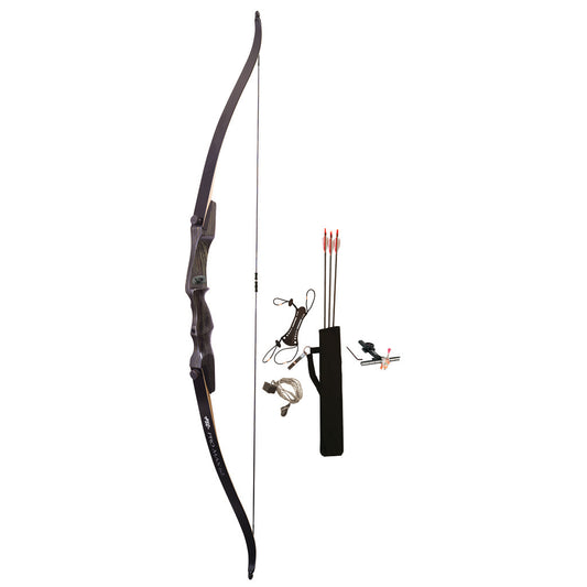 Pse Pro Max Traditional Recurve Bow Set Wood Riser 62 In. 25 Lbs. Rh