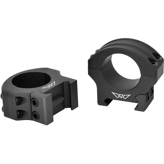 Warne Hyperlite Scope Rings Matte Black 1 in. Low