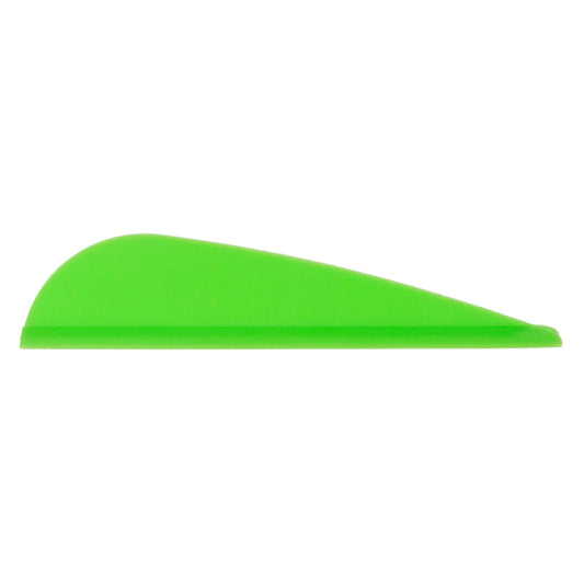 AAE Elite Plastifletch Vanes Bright Green 1.75 in. 100 pk.