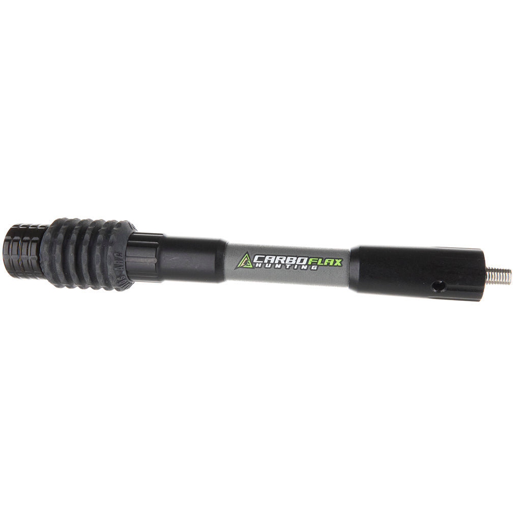 Axcel CarboFlax Hunting Stabilizer Grey/ Black 8 in.