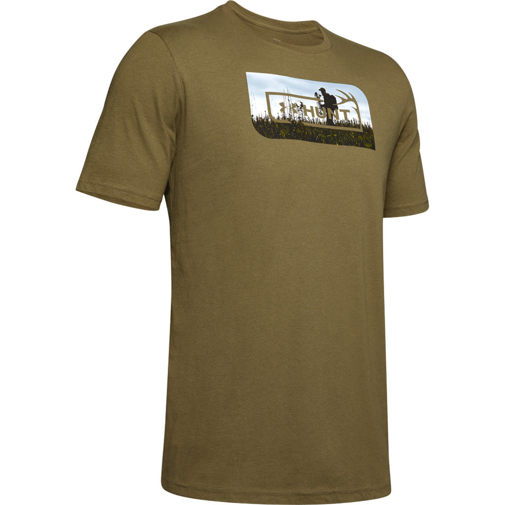 Under Armour Novelty Hunt Icon Tee Green Whitetail Large